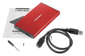 Box na HDD Natec Rhino Go, 2,5" SATA, 3.2 Gen1 červený

 obrázek produktu 4 z 6