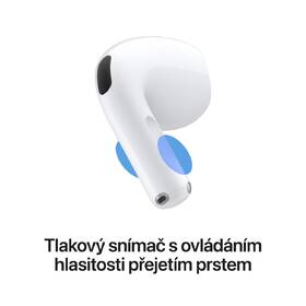 Sluchátka Apple AirPods 5 s bezdrátovým nabíjecím pouzdrem bílé

 obrázek produktu 4 z 6