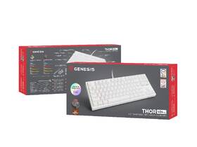 Klávesnice Genesis THOR 404 TKL, RGB, US layout, Kailh Box Brown V2 bílá

 obrázek produktu 12 z 12