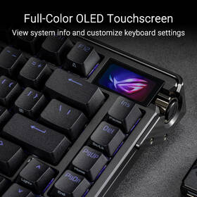 Klávesnice Asus ROG Azoth Extreme (ROG NX Snow / PBT) - US layout černá barva
