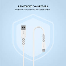 Kabel FIXED USB-A/Lightning, 1,2m bílý

 obrázek produktu 3 z 5