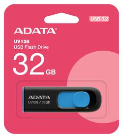 USB Flash ADATA Dash Drive UV128 32GB černý/modrý

 obrázek produktu 4 z 4