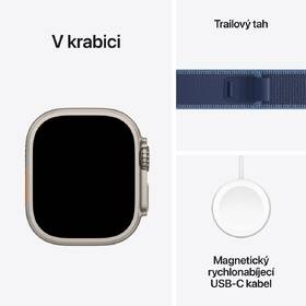 Chytré hodinky Apple GPS + Cellular 49mm přírodní titan - modrý / jasně modrý trailový tah - M/L 

 obrázek produktu 6 z 6