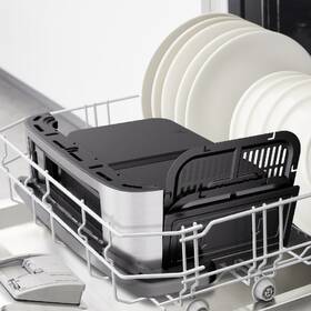 Fritéza horkovzdušná Tefal Dual Easy Fry Flex EY922DE0, 5,5 l + 3,5 l stříbrná

 obrázek produktu 4 z 5