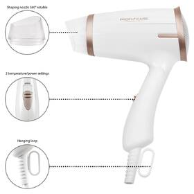 Fén ProfiCare HT 3009 W bílý

 obrázek produktu 3 z 9