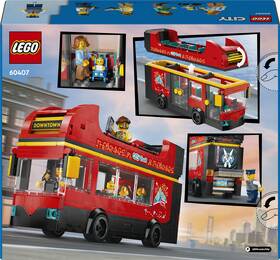 Stavebnice LEGO® City 60407 Červený dvoupodlažní vyhlídkový autobus 

 obrázek produktu 3 z 9