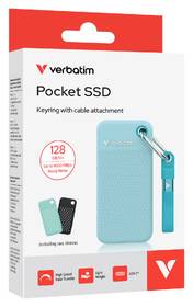 SSD externí Verbatim Pocket SSD 128GB + 2x obal modrý

 obrázek produktu 4 z 11
