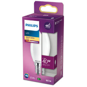 Žárovka LED Philips svíčka, 4,3W, E14, teplá bílá 

 obrázek produktu 2 z 2