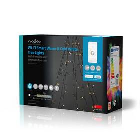 Vánoční osvětlení Nedis SmartLife LED, Wi-Fi, Teplá až studená bílá, 200 LED, 10 x 2 m, Android / IOS 

 obrázek produktu 11 z 11
