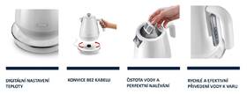 Rychlovarná konvice De'Longhi KBY2011.W Eclettica SpecialTea bílá

 obrázek produktu 5 z 6