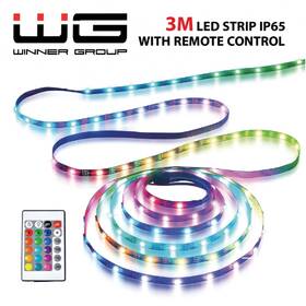 LED pásek WG 3, s ovladačem, 3 m 

 obrázek produktu 1 z 2