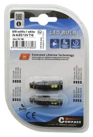 Autožárovka Compass 4LED 3030 12V (2 ks) 

 obrázek produktu 2 z 2