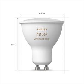 Startovací sada Philips Bluetooth 5,7W, GU10, White and Color Ambiance + Bridge, Switch 

 obrázek produktu 4 z 6
