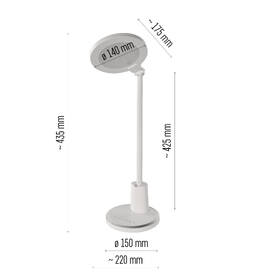 Stolní LED lampička EMOS WESLEY bílá

 obrázek produktu 7 z 13