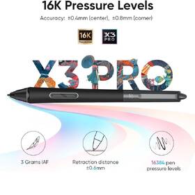 Grafický tablet XPPen Artist Pro 14  (2. generace) + RC černá barva
