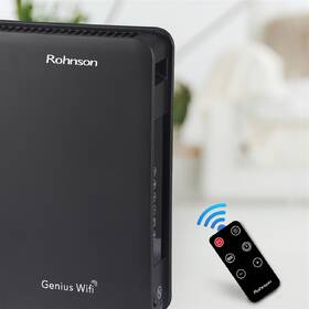 Teplovzdušný konvektor Rohnson R-088 Genius Wi-Fi černá barva
