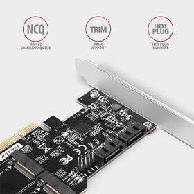 Řadič Axagon PCES-SA4M2 - 2x SATA 6G port + 2x SATA M.2 slot 

 obrázek produktu 3 z 5