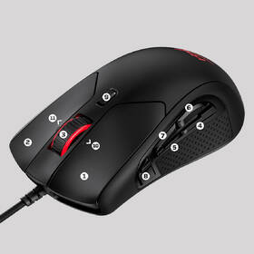 Myš HyperX Pulsefire Raid černá

 obrázek produktu 4 z 5