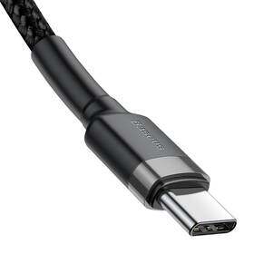 Kabel Baseus Cafule USB-C/USB-C, PD 2.0 60W, 1m černý

 obrázek produktu 2 z 7