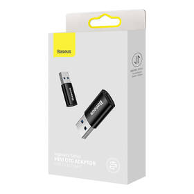 Redukce Baseus USB-A 3.1/USB-C, OTG černá barva

