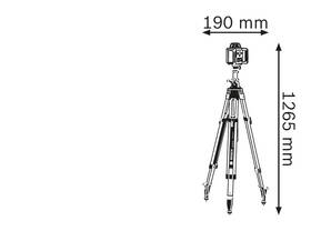 Stativ Bosch Professional BT 300 HD 

 obrázek produktu 2 z 5