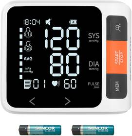 Tlakoměr na zápěstí Sencor SBD 0900WH bílý

 obrázek produktu 3 z 4
