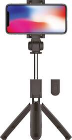 Selfie tyč WG 6 tripod s bluetooth tlačítkem černá barva
