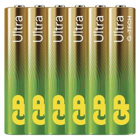 Baterie alkalická GP Ultra AAA (LR03), 6 ks 

 obrázek produktu 1 z 5