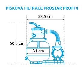 Písková filtrace Marimex ProStar Profi 4 m3/h 

 obrázek produktu 1 z 1