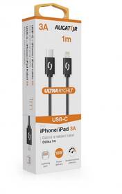 Kabel Aligator Power USB-C/Lightning, 3A, 1m černý

 obrázek produktu 2 z 3