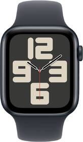 Chytré hodinky Apple GPS + Cellular 40mm pouzdro z temně inkoustového hliníku - temně inkoustový sportovní řemínek - S/M 

 obrázek produktu 1 z 6