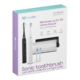 Zubní kartáček TrueLife TrueLife SonicBrush Clean30 Duo černý/bílý

 obrázek produktu 11 z 11
