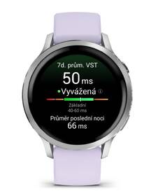 Chytré hodinky Garmin Venu 4 - 41 mm stříbrné/fialové

 obrázek produktu 2 z 9