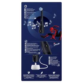 Zubní kartáček Oral-B Spiderman + Cestovní Pouzdro černý

 obrázek produktu 1 z 5