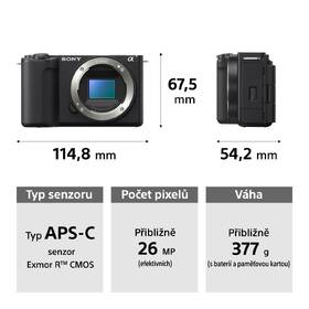 Digitální fotoaparát Sony ZV-E10L II + 16-50 mm II černý

 obrázek produktu 14 z 20
