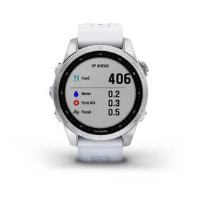 Chytré hodinky Garmin fenix 7S Glass - Silver/ White Silicone Band 

 obrázek produktu 3 z 10