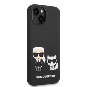 Kryt na mobil Karl Lagerfeld and Choupette Liquid Silicone na Apple iPhone 14 Plus černý

 obrázek produktu 2 z 4