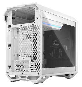 Case FRACTAL DESIGN Torrent Nano Tempered Glass Clear Tint bílá barva
