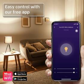 Chytrá žárovka Trust Smart WiFi LED GU10 white ambience 

 obrázek produktu 5 z 7