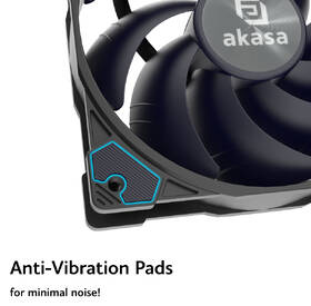 Ventilátor AKASA Black Two Ball Bearing, 120 mm, PWM černý

 obrázek produktu 2 z 5