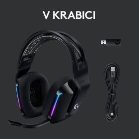 Headset Logitech G733 Lightspeed Wireless RGB černý

 obrázek produktu 10 z 10