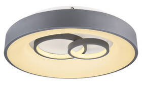 Stropní svítidlo GLOBO Mavy, kruh, 48 cm, LED, 50W šedé/bílé

 obrázek produktu 3 z 6