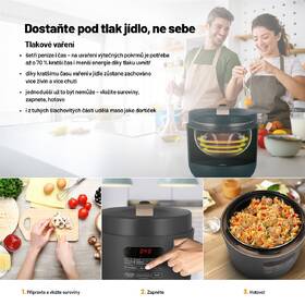 Tlakový hrnec Lauben Electric Pressure Cooker 5000AT šedý

 obrázek produktu 14 z 19