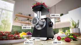 Mlýnek na maso Bosch MFWS640B černá barva
