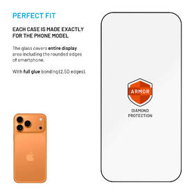 Tvrzené sklo FIXED Armor s Anti-dust aplikátorem a AR vrstvou na Apple iPhone 17 Pro Max černé

 obrázek produktu 2 z 11