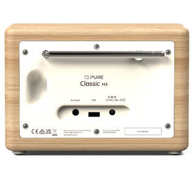 Radiopřijímač s DAB+ Pure Classic H4 bílý/hnědý

 obrázek produktu 3 z 6