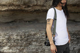 Popruh Peak Design Slide zelená barva
