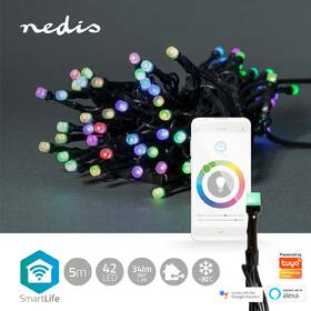 Vánoční osvětlení Nedis SmartLife LED, Wi-Fi, RGB, 42 LED, 5 m, Android / IOS 

 obrázek produktu 1 z 7
