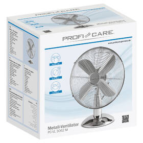 Ventilátor stolní ProfiCare VL 3062 nerez
