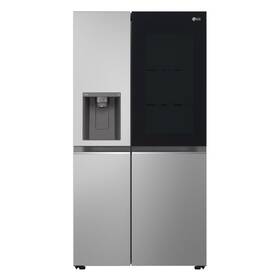Americká lednice LG GSGV80PYLD stříbrná barva
